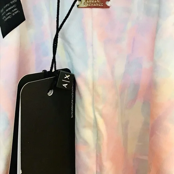 NWT Armani Exchange Stampa Tie Dye One Piece Swimsuit - Picture 2 of 4